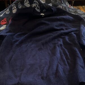 Crew Men's Navy Wool Sweater